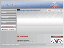 Tablet Screenshot of krausnaimer.ch